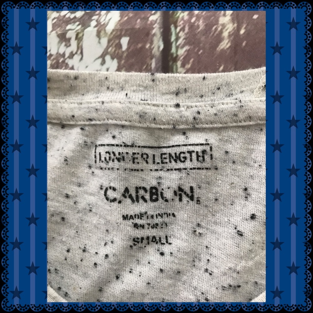 Carbon graphic tee, size S - Picture 4 of 4